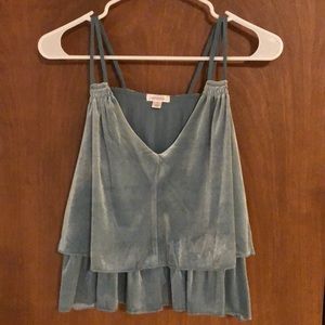 Velvet Teal Tank Top